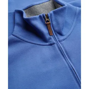 Piqué zip neck sweatshirt Superdry Essential image-1