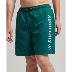 Recycelte Badeshorts mit appliziertem Muster Superdry 48 cm image-1