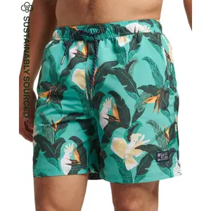 Short de bain hawaïen Superdry Vintage image-0