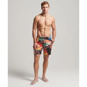 Short de bain hawaïen Superdry image-1