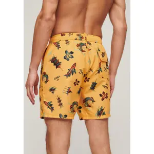 Badshorts med hawaiimönster Superdry image-3