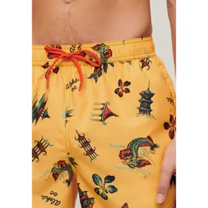 Badshorts med hawaiimönster Superdry image-4