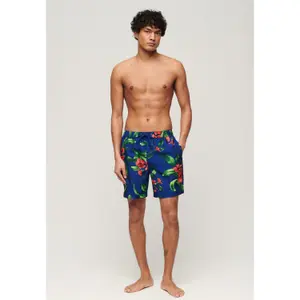 Badshorts med hawaiimönster Superdry image-1