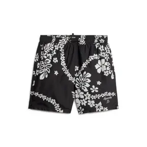 Badshorts med hawaiimönster Superdry
