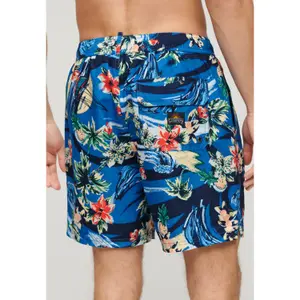 Badshorts med hawaiimönster Superdry image-3