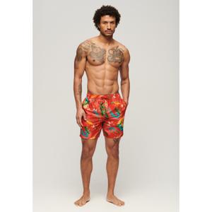Calções de banho com estampado havaiano Superdry image-1