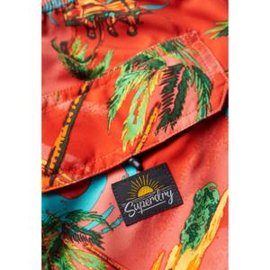 Calções de banho com estampado havaiano Superdry image-5