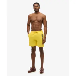 Recycelte Badeshorts mit Muster Länge Superdry image-1