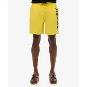 Recycelte Badeshorts mit Muster Länge Superdry image-3