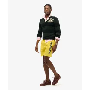 Recycelte Badeshorts mit Muster Länge Superdry image-4