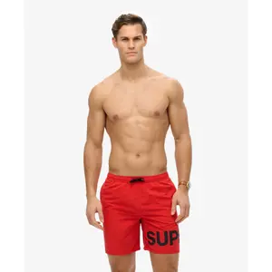 Calções de banho com padrão Superdry image-2