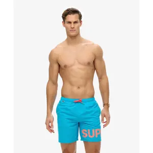 Calções de banho com padrão Superdry image-2