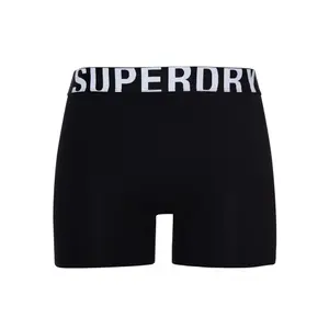 Boxer en coton biologique Superdry Dual Logo (x2) image-1