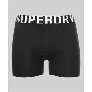 Calzoncillos de algodón ecológico Superdry Dual Logo (x2) image-3