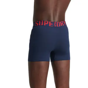 Boxer coton biologique Superdry Dual Logo (x2) image-3
