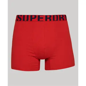 Boxer coton biologique Superdry Dual Logo (x2) image-2