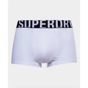 Boxershorts aus Bio-Baumwolle Superdry Dual Logo (x2) image-0