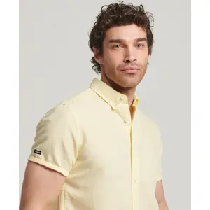 Chemise manches courtes en lin et coton bio Superdry Studios image-2