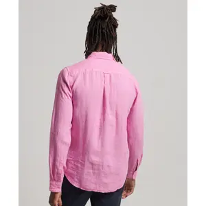 Camisa casual de manga comprida em linho Superdry image-2