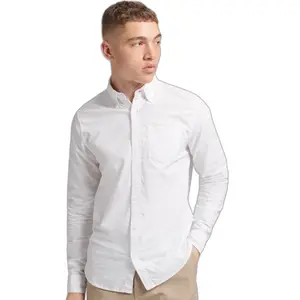 Camiseta de manga larga de algodón orgánico Superdry Oxford image-1