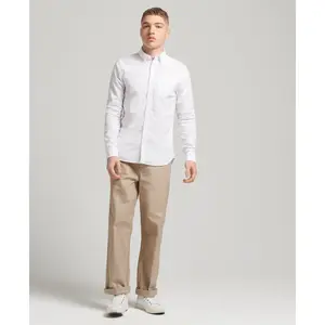 Camiseta de manga larga de algodón orgánico Superdry Oxford image-2