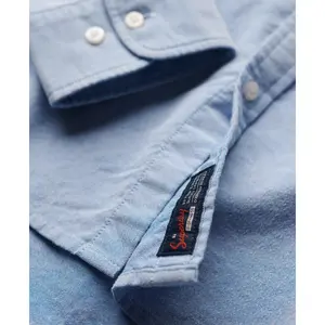 Camisa de manga larga orgánico Superdry Oxford image-4