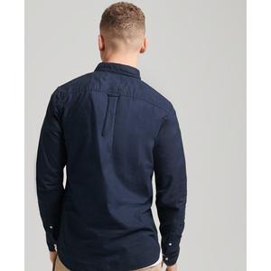 Camiseta de manga larga de algodón orgánico Superdry Oxford image-3