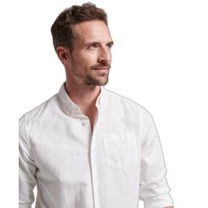 Button-down overhemd van linnen en biologisch katoen Superdry Studios image-2
