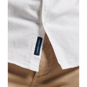 Button-down overhemd van linnen en biologisch katoen Superdry Studios image-4