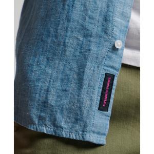 Button-down overhemd van linnen en biologisch katoen Superdry Studios image-5