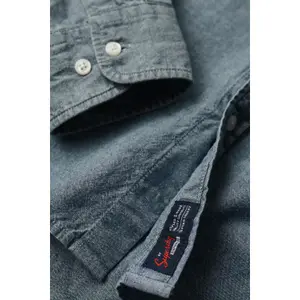 Camisa de manga comprida em algodão Superdry Oxford image-3