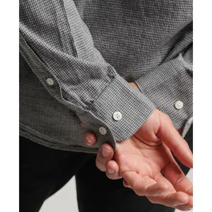 Long-sleeved cotton dress shirt Superdry image-3
