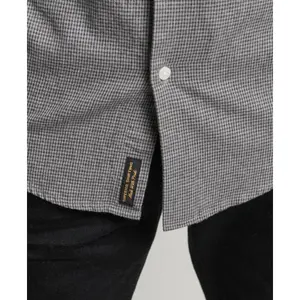 Long-sleeved cotton dress shirt Superdry image-4