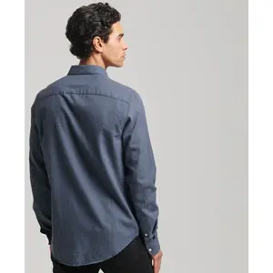 Long-sleeved cotton dress shirt Superdry image-2