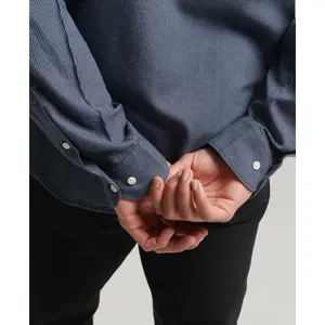 Long-sleeved cotton dress shirt Superdry image-3