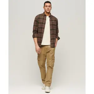 Camisa de lenhador de manga comprida em algodão orgânico Superdry image-2