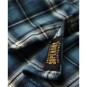 Long-sleeved lumberjack shirt in organic cotton Superdry image-3
