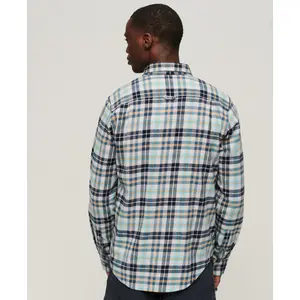 Long-sleeved lumberjack shirt in organic cotton Superdry image-2