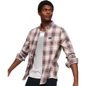 Camisa de lenhador de manga comprida em algodão orgânico Superdry image-0