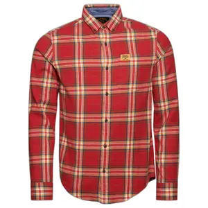 Camisa de lenhador de manga comprida em algodão orgânico Superdry image-0