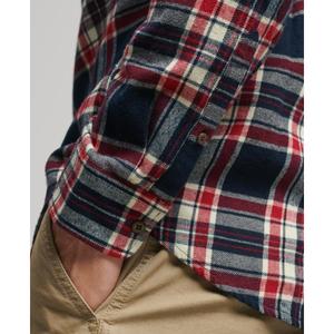Long-sleeved lumberjack shirt in organic cotton Superdry image-4