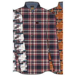Long-sleeved lumberjack shirt in organic cotton Superdry image-1