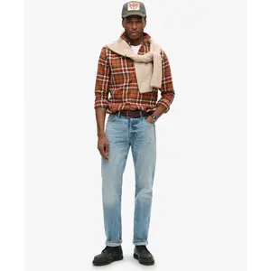 Camisa de manga longa de lenhador em algodão Superdry image-2