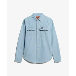 Long-sleeved cotton shirt Superdry image-0