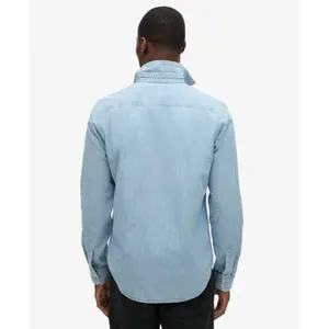 Long-sleeved cotton shirt Superdry image-3