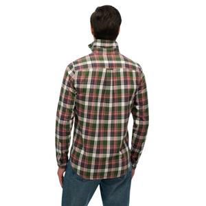 Chemise à carreaux manches longues en coton Superdry Vintage image-3