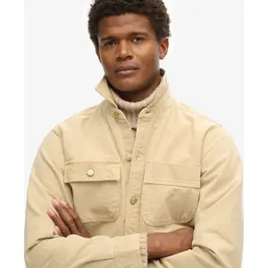 Camisa de sobreposição em tecido Superdry Surplus image-5