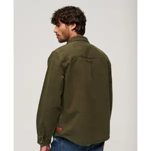 Camisa de sobreposição em tecido Superdry Surplus image-3