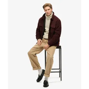 Corduroy velvet overshirt Superdry Surplus image-1