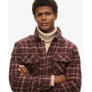 Checked overshirt Superdry Surplus image-4